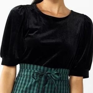 EUC Draper James Velvet Top